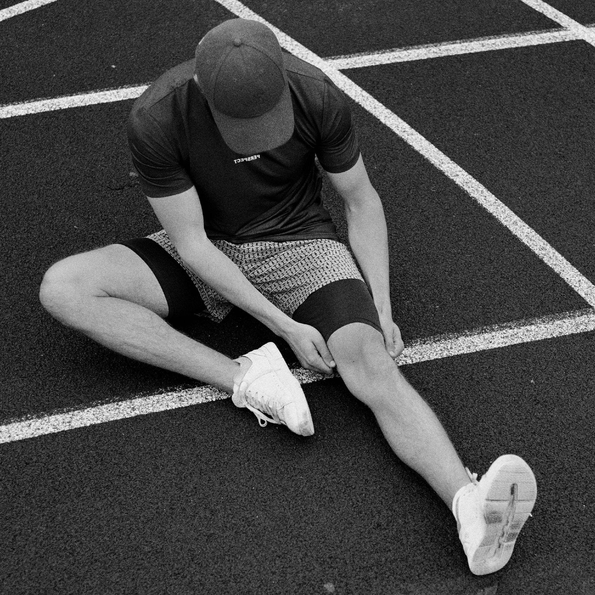WaferStretch™️ Training Shorts | Anthracite Monogram